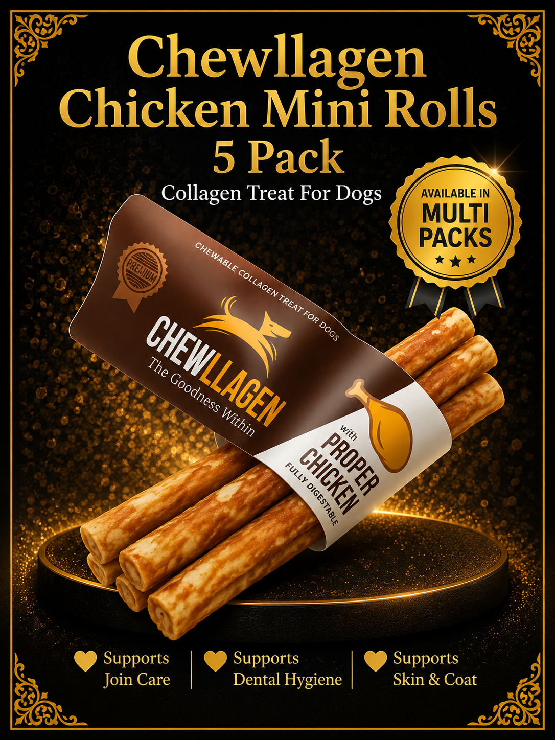 Chewllagen Mini Chicken Roll