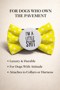 I'm A Little Shit Yellow Bow
