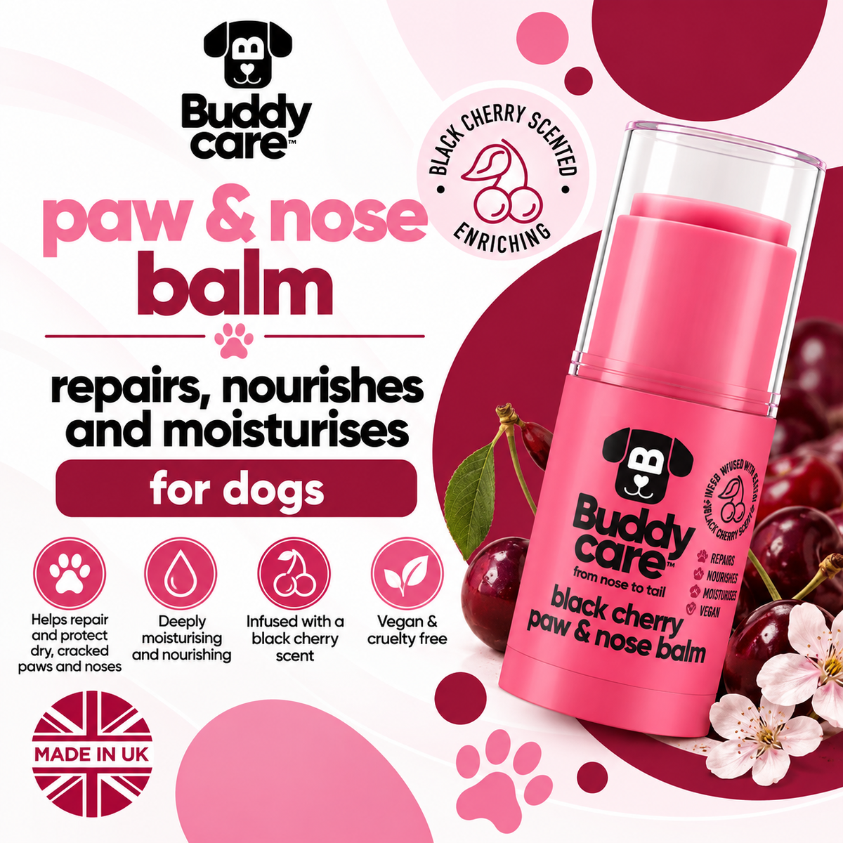 Black Cherry Paw & Nose Balm