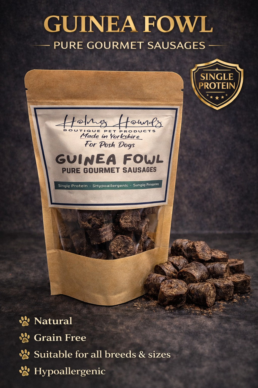 Guinea Fowl Pure Gourmet Sausages
