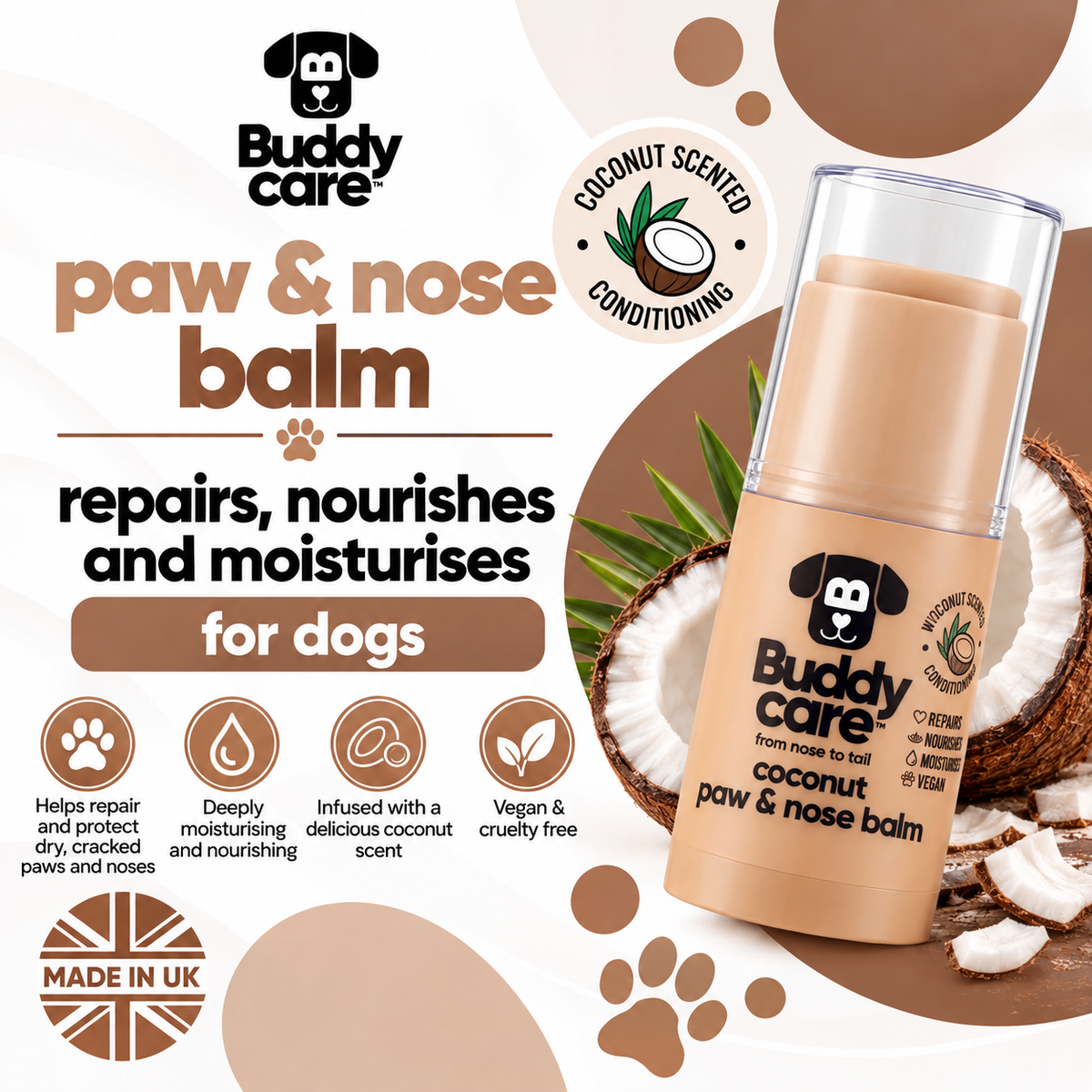 Coconut Paw & Nose Balm
