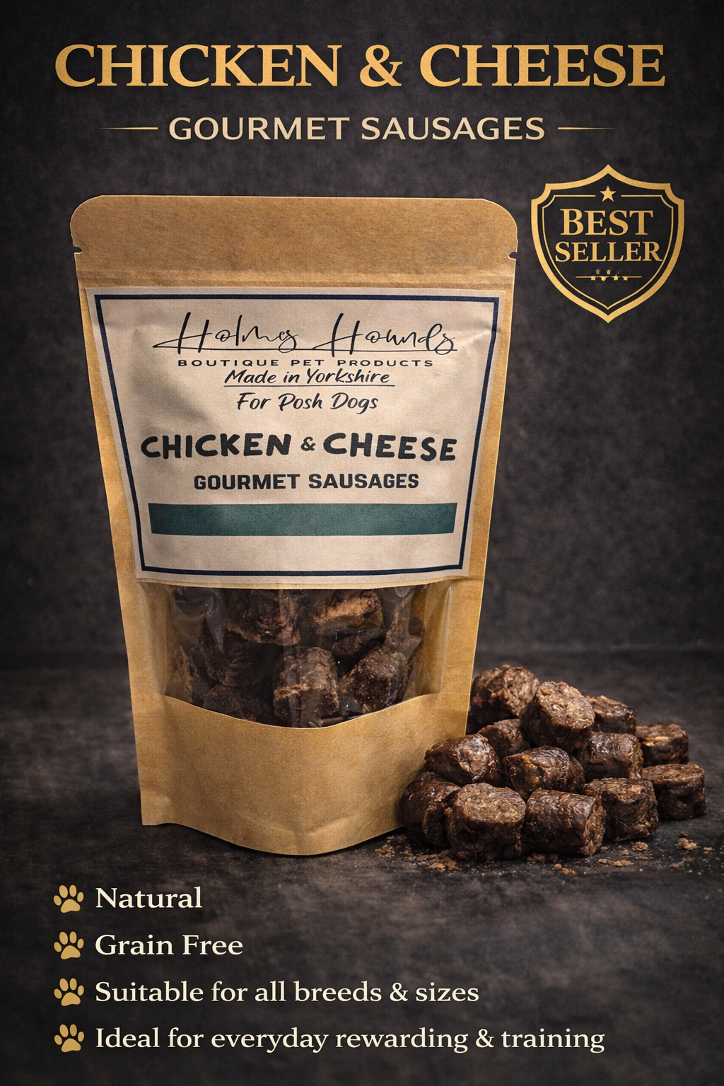 Chicken & Cheese Gourmet Sausages