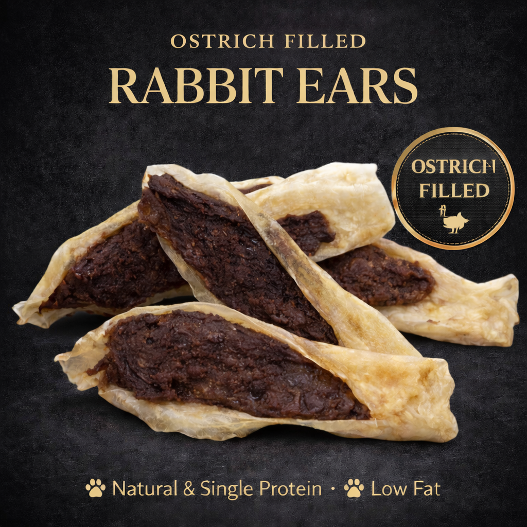 Ostrich Filled Rabbit Ears