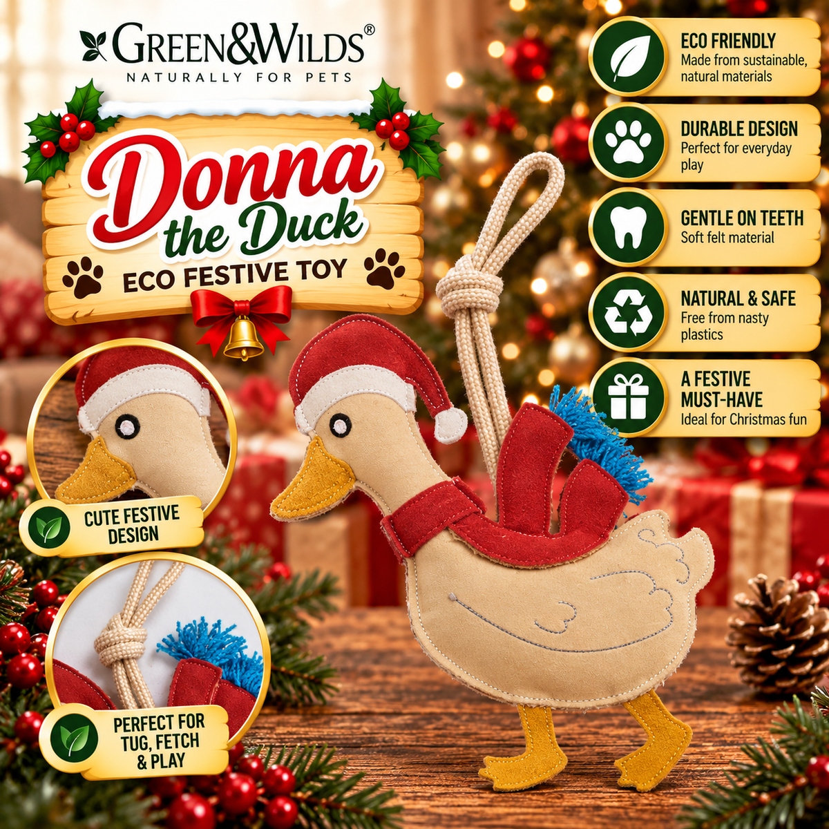 Donna The Duck Eco Toy