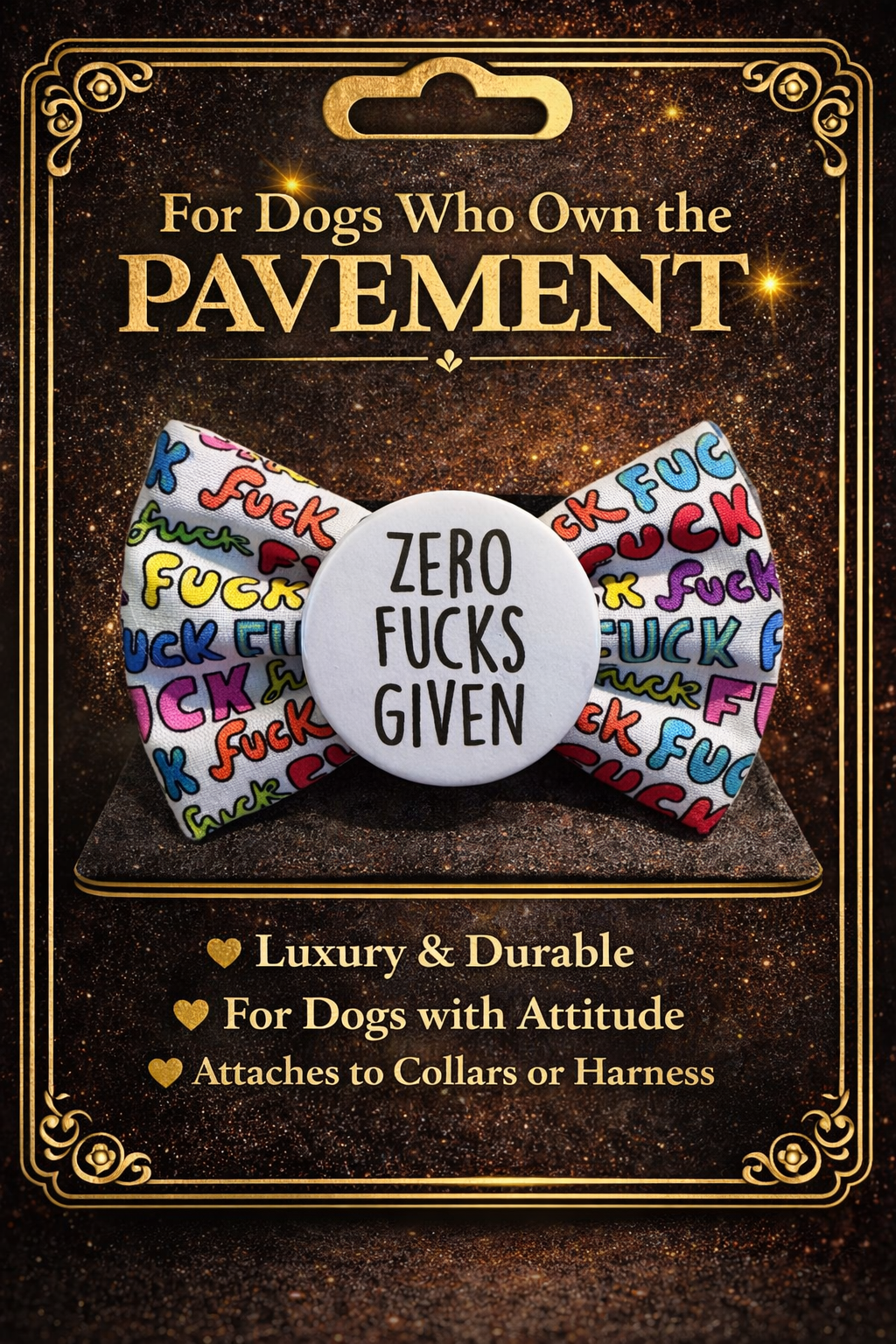 Zero Fucks Given Bow