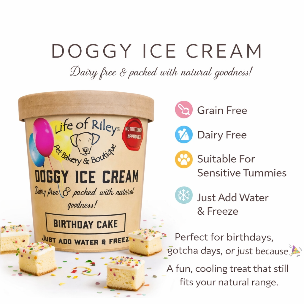 Birthday Cake Doggy Ice Cream