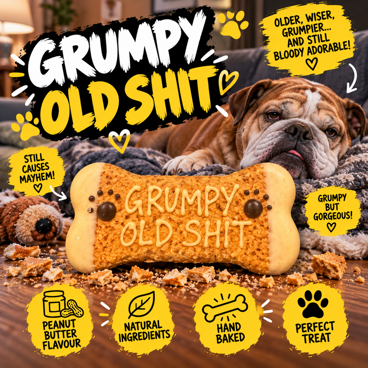 Grumpy Old shit Bone