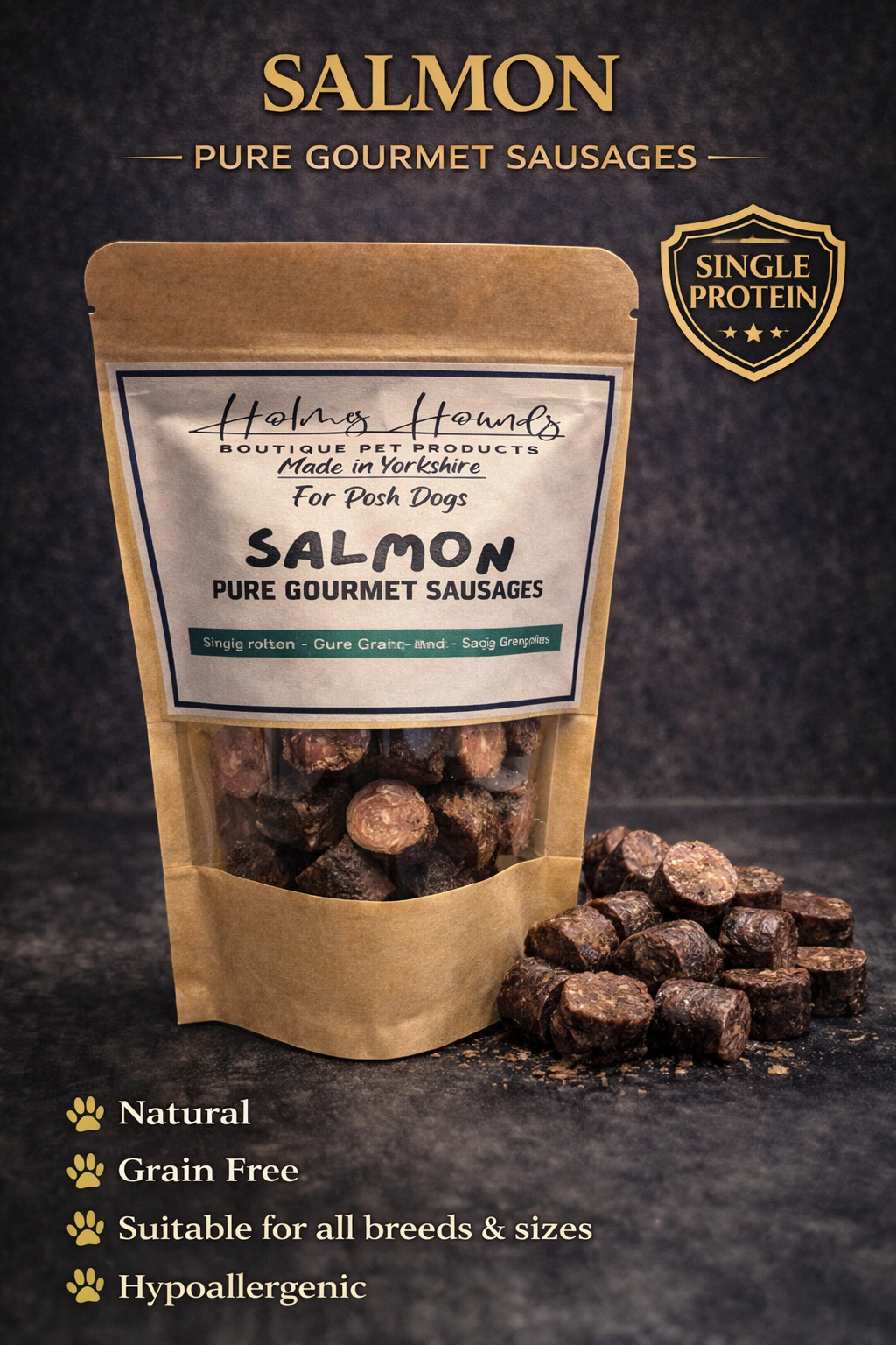 Salmon Pure Gourmet Sausages