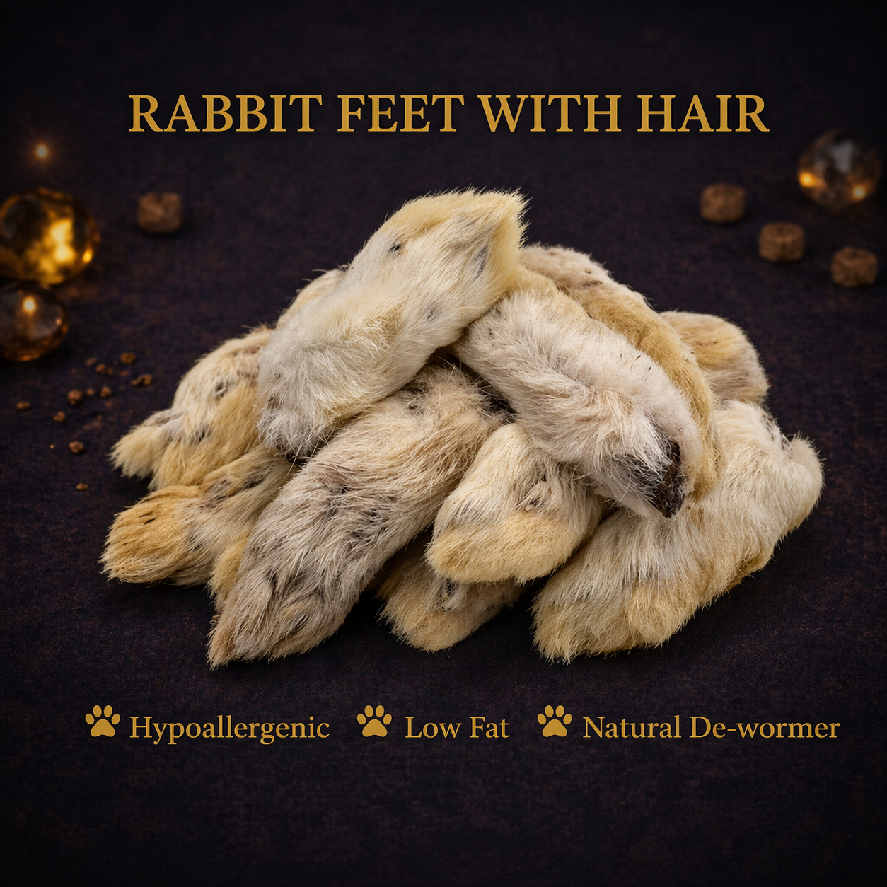 Rabbit Feet With Hair