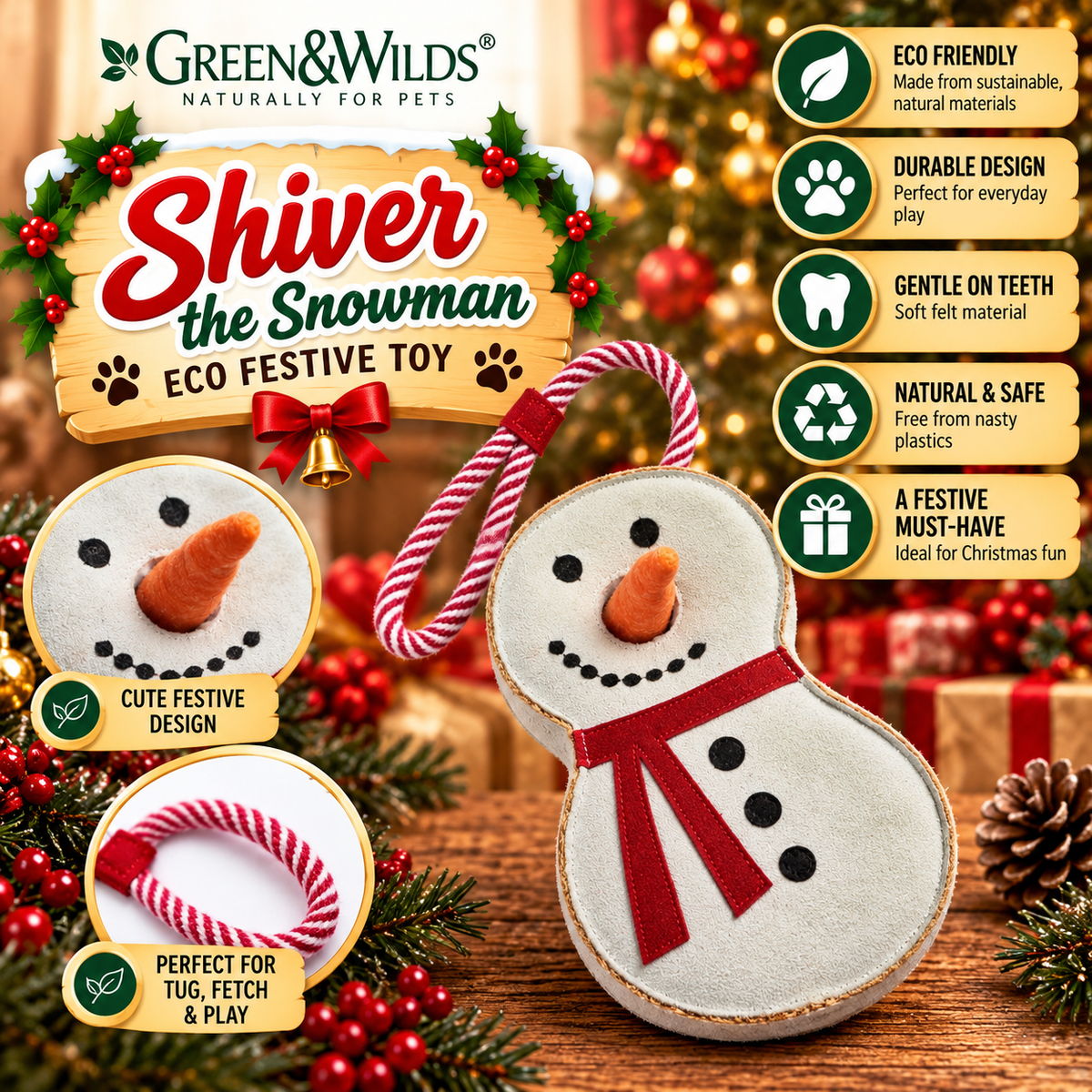 Shiver the Snowman Eco Toy