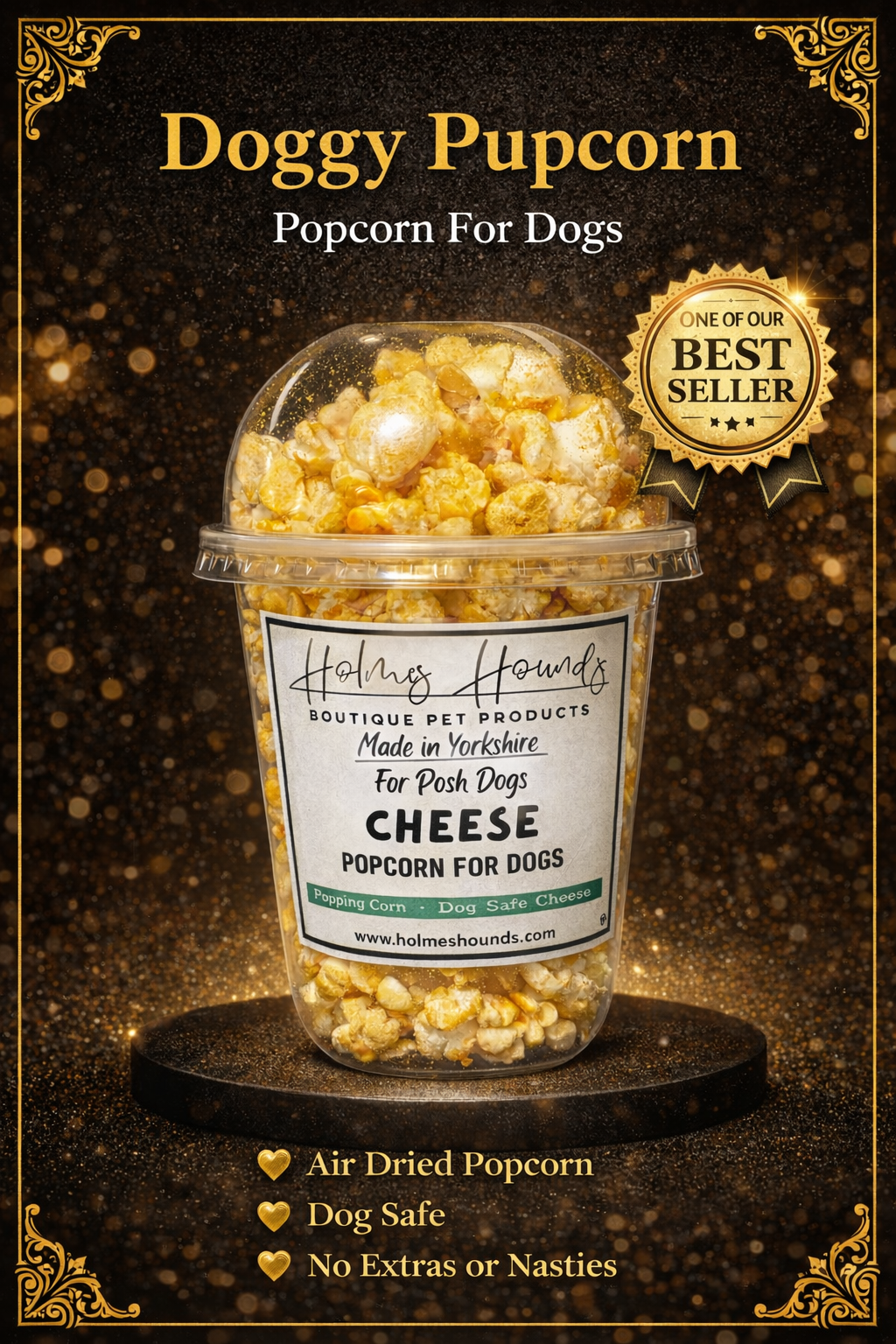 Cheesy Doggy Popcorn