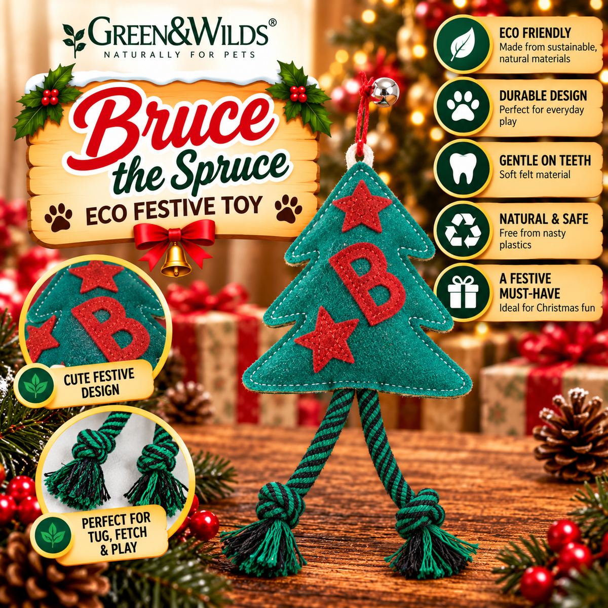 Bruce the Spruce Eco Toy