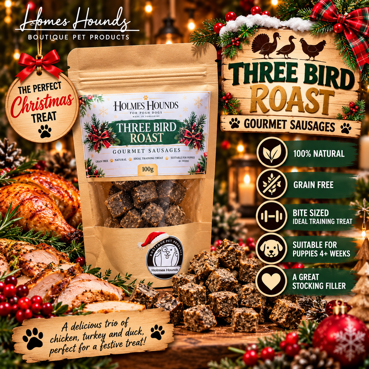 Three Bird Roast Gourmet Sausages 100G