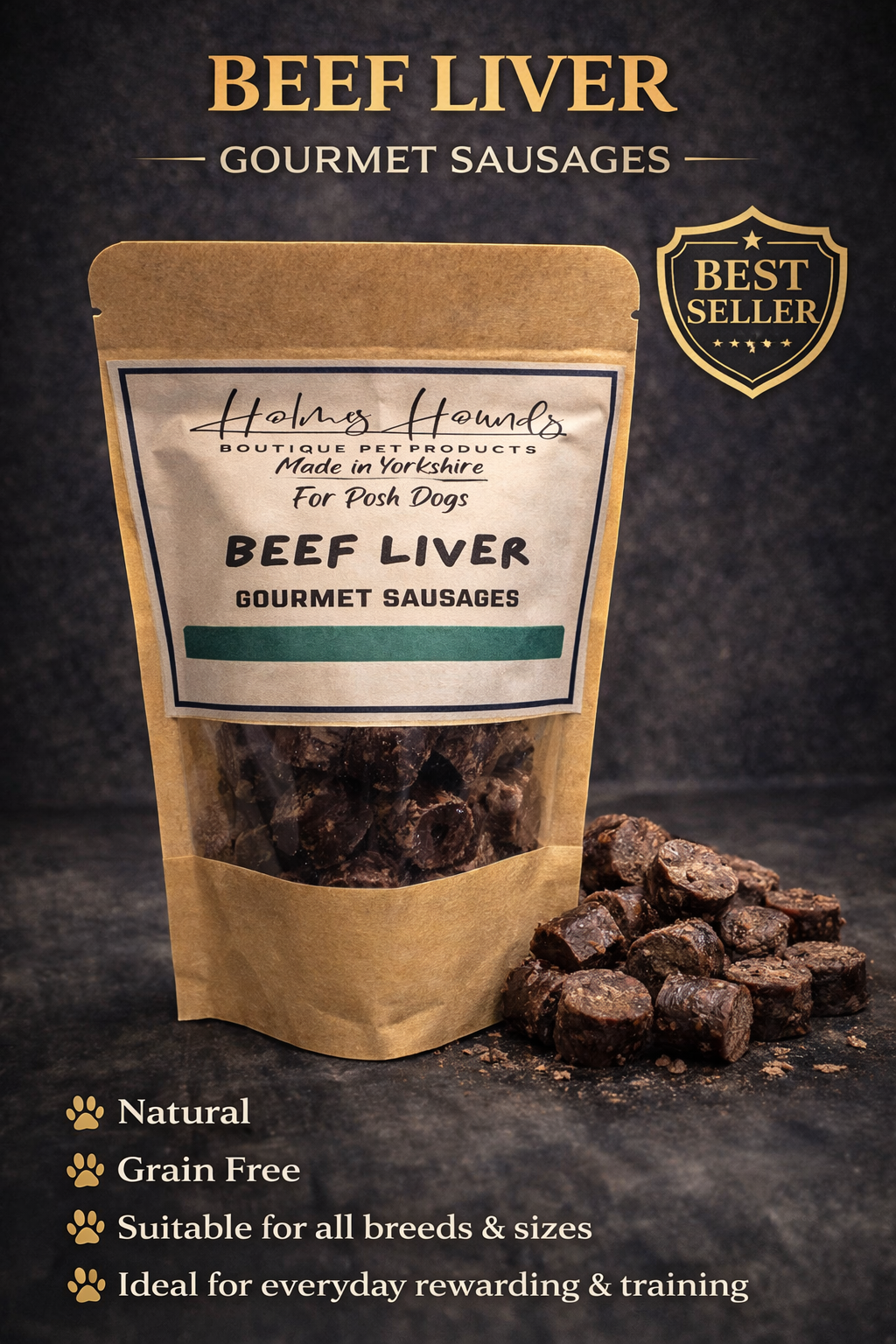 Beef Liver Gourmet Sausages