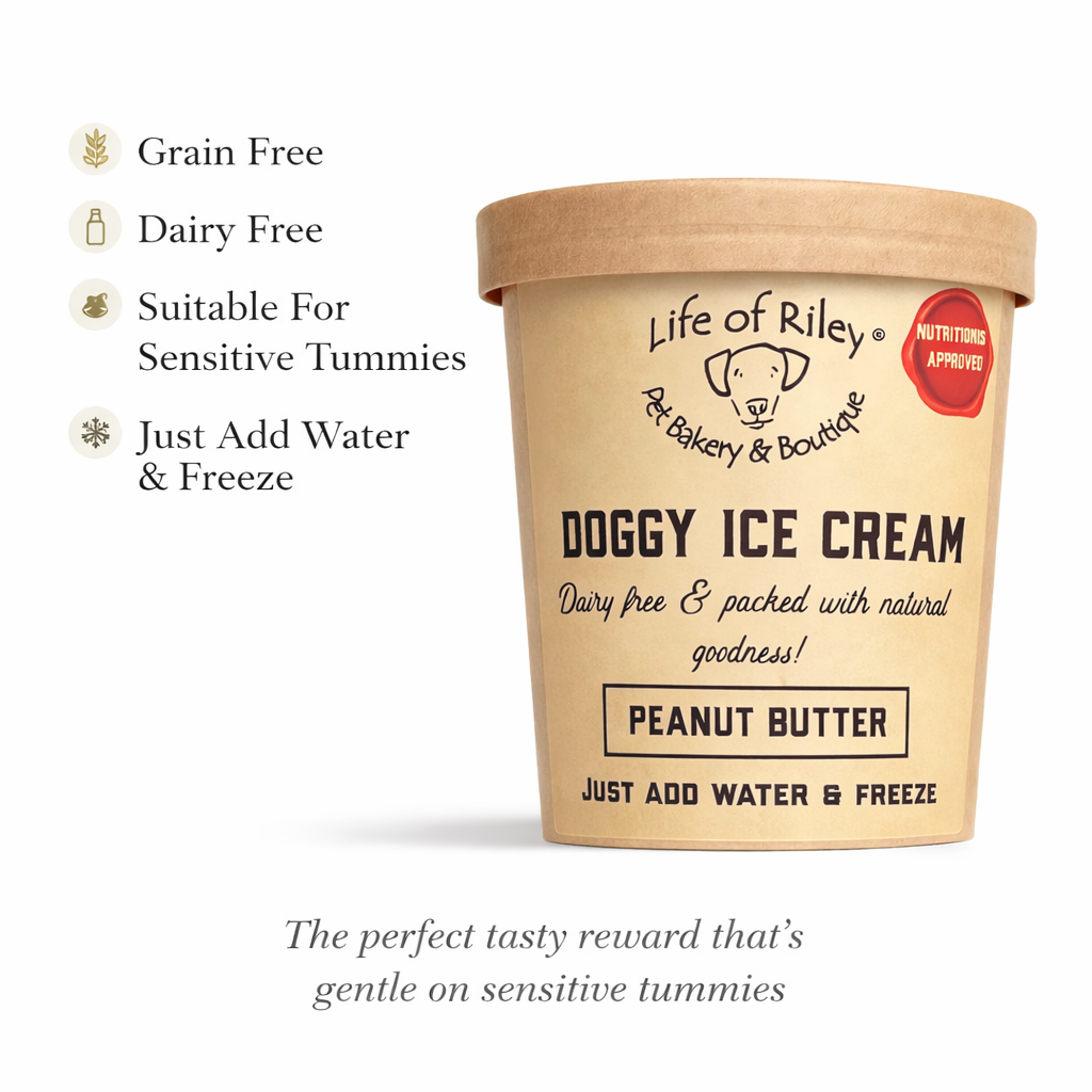 Peanut Butter Doggy Ice Cream