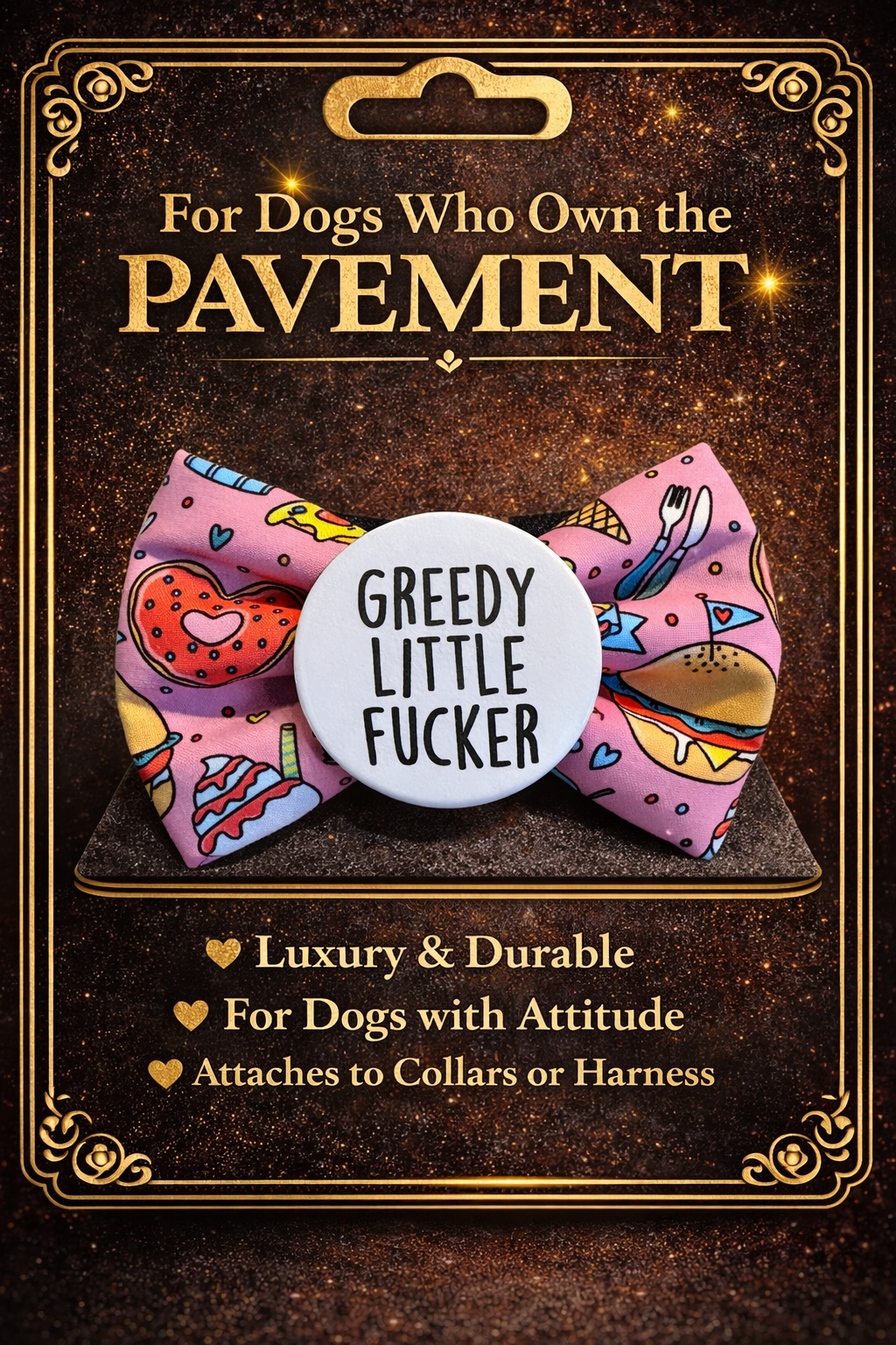 Greedy Little Fucker Bow