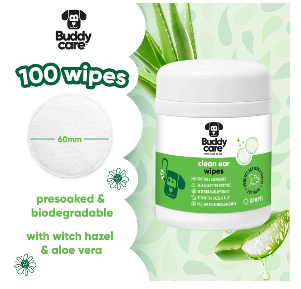 Buddycare Celan ear wipes