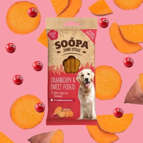 Cranberry & Sweet Potato Dental Sticks