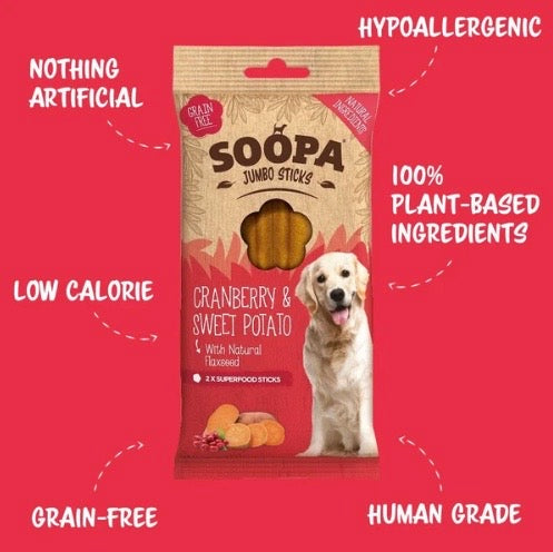 Cranberry & Sweet Potato Dental Sticks